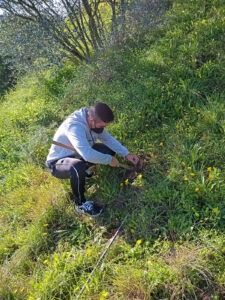 alumno de TECO de ESYDE Huelva participa en actividades de reforestación