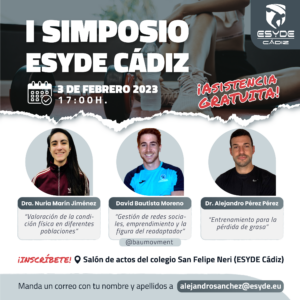 Los mejores profesionales en el I Simposio ESYDE Cádiz